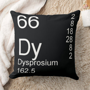 Dysprosium Throw Pillow