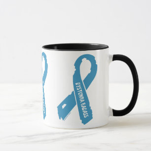 DYSTONIA BADASS déchiqueté ruban Mug