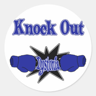 Dystonia Classic Round Sticker