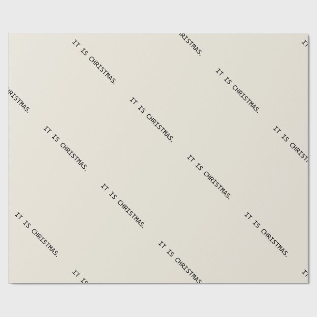 Dystopian Christmas Wrapping Paper (Flat)