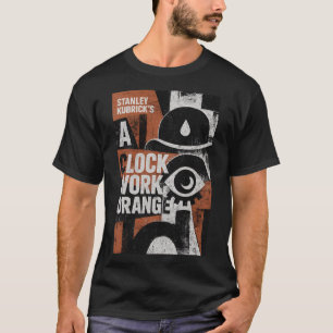 Dystopian Droog: Retro Future Abstract T-Shirt