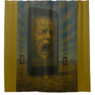 Dystopian Phone Screen Scream