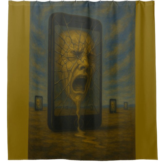Dystopian Phone Screen Scream (Front)