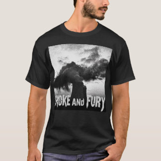 Dystopian Rock Black Oil Rig  T-Shirt