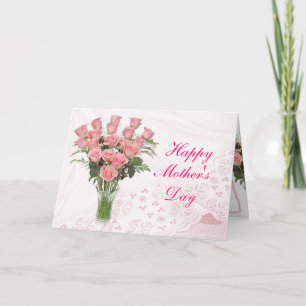 Dz Pk Rose qt2-customize any kind of attendance Thank You Card