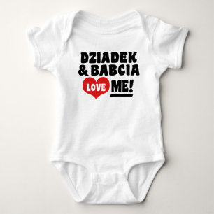 Dziadek & Babcia Love Me Baby Bodysuit