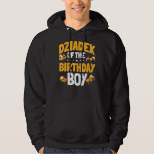 Dziadek Of The Birthday Boy Construction Worker Bd Hoodie
