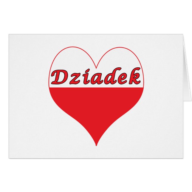 Dziadek Polish Heart (Front Horizontal)