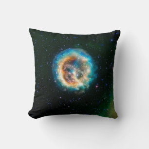E0102, Adding a New Dimension to an Old Explosion Throw Pillow