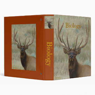 E10 Bull Elk in Velvet Head Binder