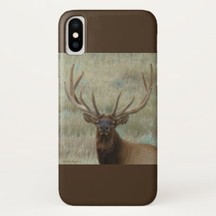 E10 Bull Elk in Velvet Head Shot Case-Mate iPhone Case