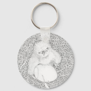 E14 SPREAD THE WORD PROTECT WILDLIFE BABY EAGLET KEYCHAIN