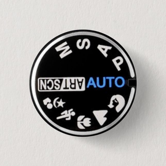 E30 Mode Dial 1 Inch Round Button (Front)