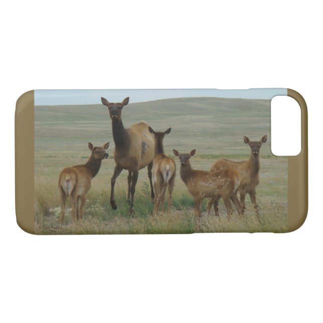 E44 Cow Elk and Calves Case-Mate iPhone Case (Back (Horizontal))