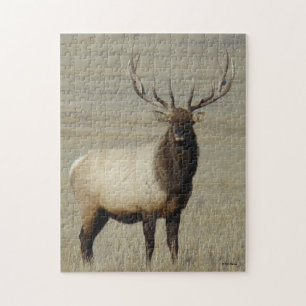 E46 Bull Elk Big Bull Jigsaw Puzzle