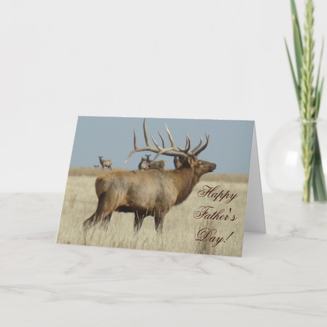 E4 Bull Elk Herd Boss Card (Front)