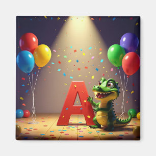E4MA Kids Collection: Alligator Andy - Celebration Magnet