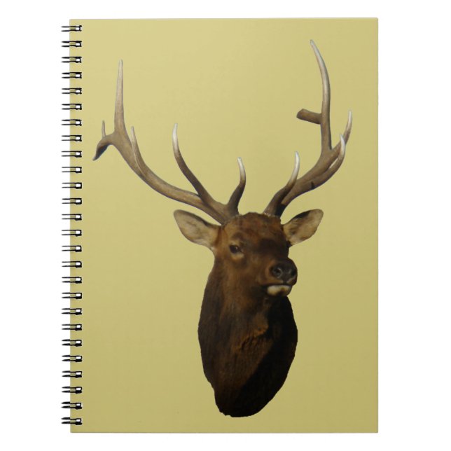 E51 Bull Elk Head Notebook (Front)