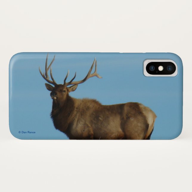 E62 Bull Elk Sky Lined Case-Mate iPhone Case (Back (Horizontal))