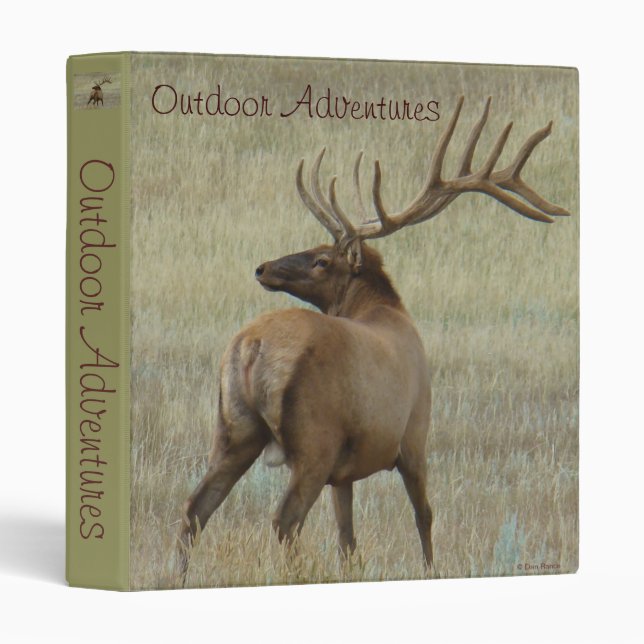 E6 Bull Elk Binder (Front/Spine)