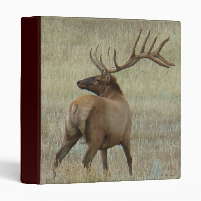 E6 Bull Elk Binder (Front/Spine)