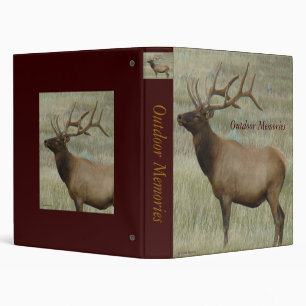 E8 Bull Elk in Velvet Binder