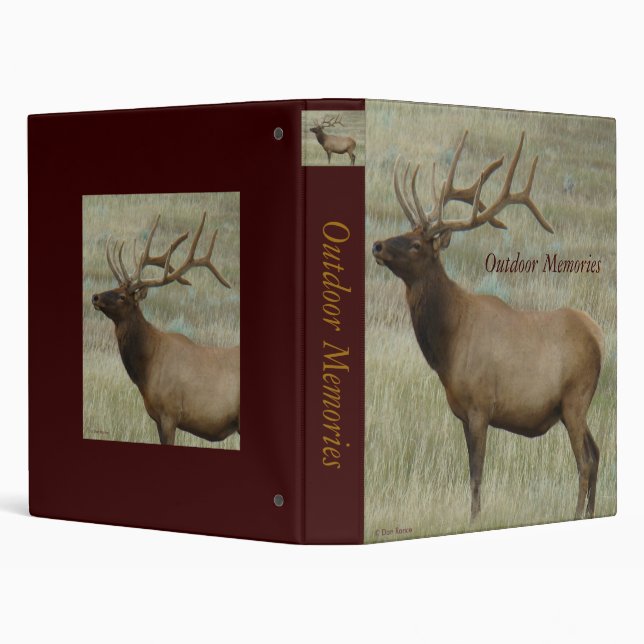 E8 Bull Elk in Velvet Binder (Background)