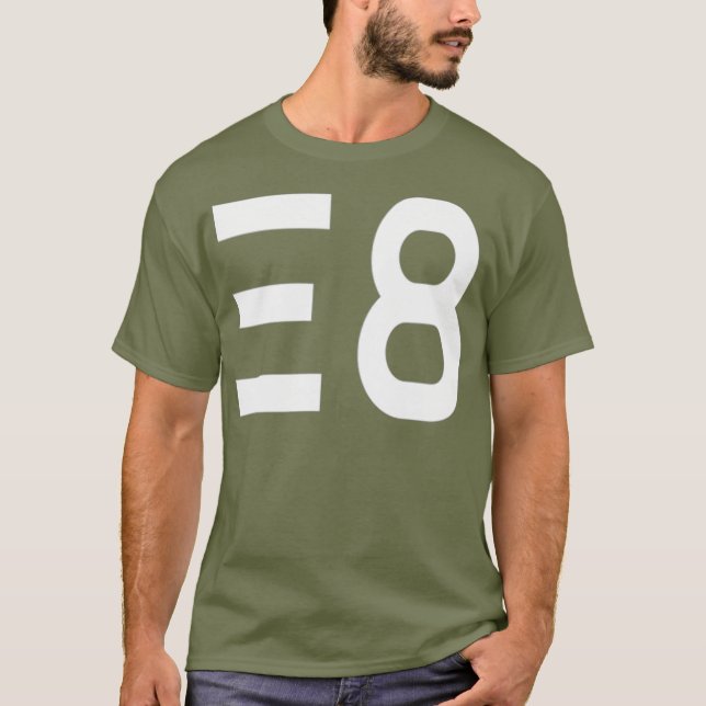 E8  Simulation Theory Quantum Physics Dimensions T-Shirt (Front)