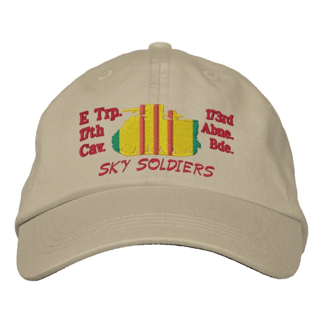 E 17th Cav. Casquette brodé M113 (Devant)