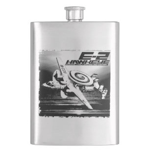 E-2 Hawkeye Hip Flask