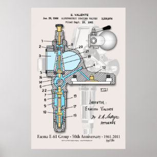 E-61 50th Anniversary 24"x36" Poster