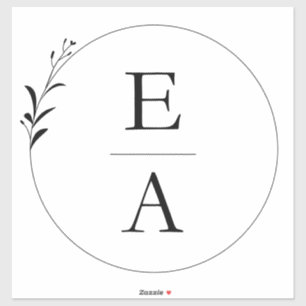 E & A Custom-Cut Vinyl Sticker