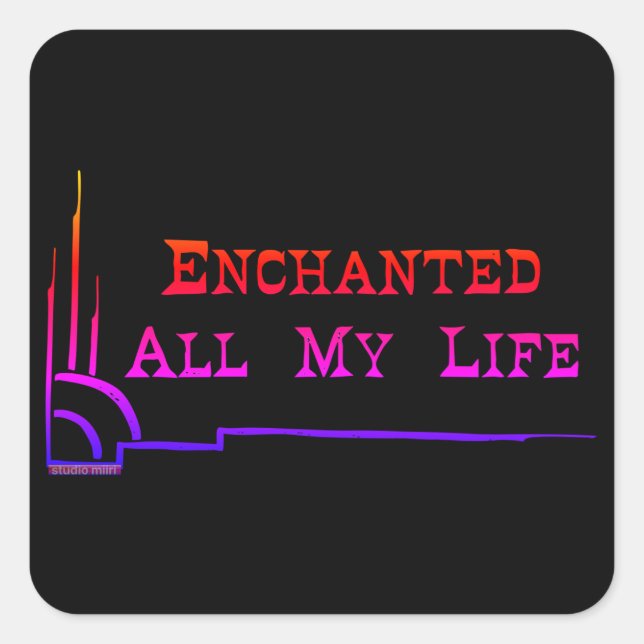 e.a.m.l. SQUARE STICKERS (Front)