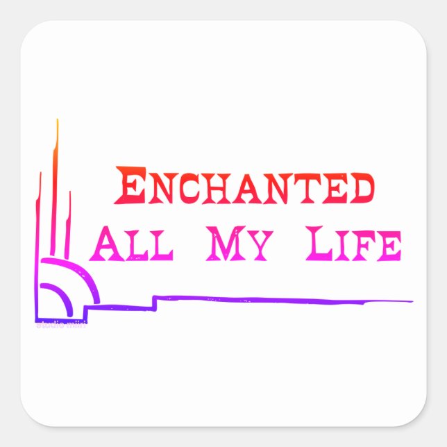 e.a.m.l SQUARE STICKERS <<sunrise>> (Front)