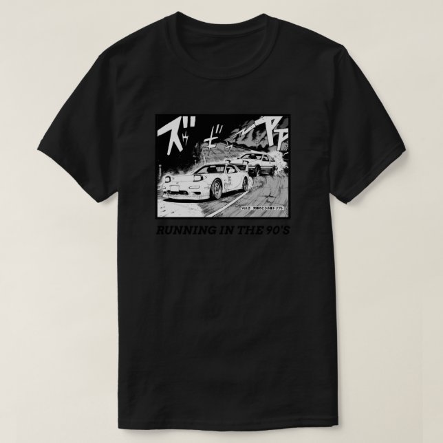 E:\AnhgocUpZZ\Initial D Manga Running In The 90's  T-Shirt (Design Front)
