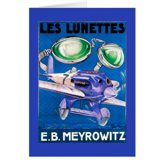E.B. Meyrowitz Flying Goggles Advertisement (Front)