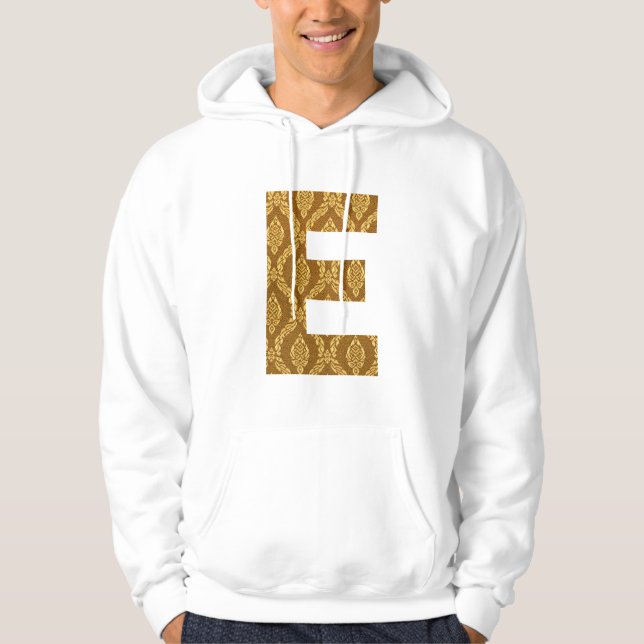 E - Batik pattern Hoodie (Front)