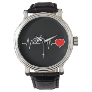 e-bike electric bicycle heartbeat Gift for Cyclist Watch