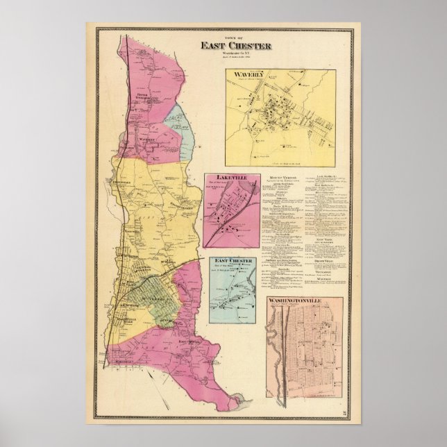 E Chester, Town Poster (Front)