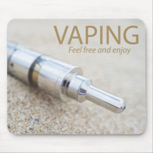 E-cig and vaping mouse pad