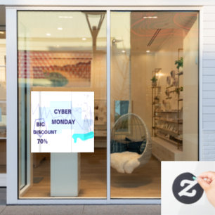 E-commerce Cyber Monday Deal Window Cling