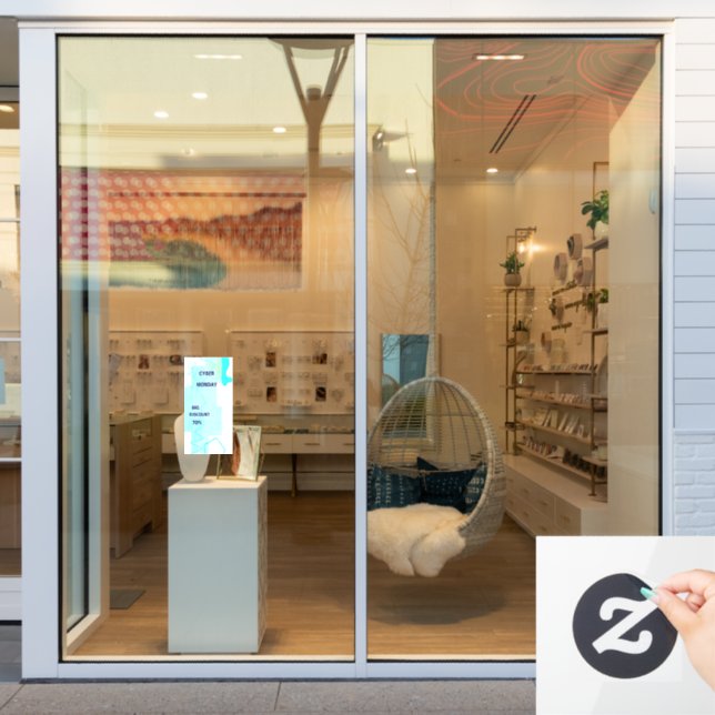 E-commerce Cyber Monday Deal Window Cling (Store Window)