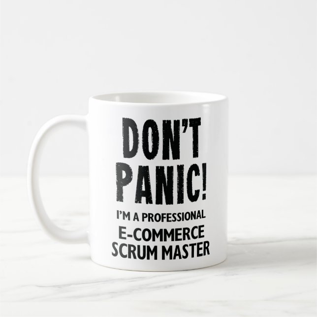 E Commerce Scrum Master Coffee Mug (Left)