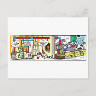 E contre B - La date se passait bien Carte postale