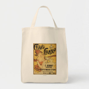 E. Debray Champagne Advertisement Poster Tote Bag