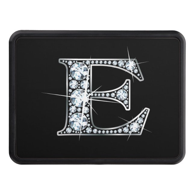 E "Diamond Bling" Trailer Hitch Cover (Front)