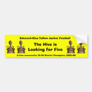 E-E 4-time District Champs sticker
