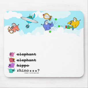 e.e.h.r...? "Little Angels" mousemat Mouse Pad