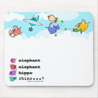 e.e.h.r...? "Little Angels" mousemat Mouse Pad