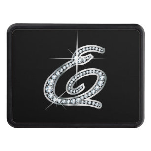 E Faux "Diamond Bling" Trailer Hitch Cover